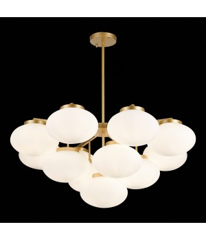SL1503.203.13 Люстра подвесная ST-Luce Золотистый/Белый E27 13*40W Modica-foto5