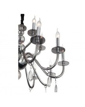 SL1113.403.15 Люстра подвесная ST-Luce Хром, Дымчатый, Прозрачный E14 15*40W SIEMA-foto14