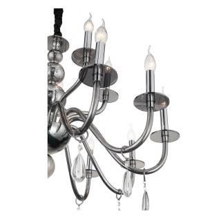 SL1113.403.15 Люстра подвесная ST-Luce Хром, Дымчатый, Прозрачный E14 15*40W SIEMA-foto14