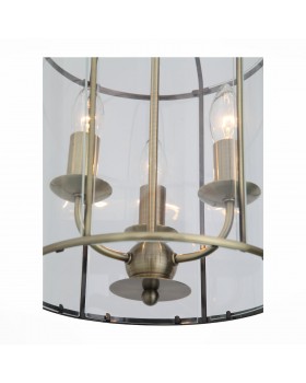 SL267.303.03 Люстра подвесная ST-Luce Бронза/Прозрачный E14 3*40W ODIERNO-foto2