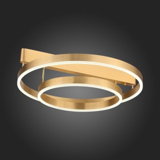 SL944.202.02 Люстра потолочная ST-Luce Анодированный золотой/Белый LED 1*34W 3000K-6000K ONZE-foto6