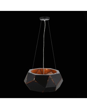 SL258.403.06 Люстра подвесная ST-Luce Черный/Черный, Золото E14 6*40W ENIGMA-foto5