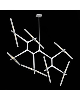 SL947.102.14 Люстра потолочная ST-Luce Серебристый/Белый G9 14*5W LACONICITA-foto9