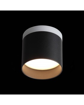 ST102.402.12 Светильник потолочный Черный LED 1*12W 3000K 936Lm Ra>80 120° IP20 D100xH90 170-240V PANAGGIO-foto5