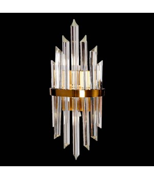 SL1178.221.02 Бра ST-Luce Золотистый/Золотистый, Прозрачный E14 2*40W Arezzo-foto5