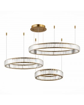 SL1622.313.03 Люстра подвесная ST-Luce Латунь/Прозрачный LED 1*122W 4000K TIVOLI-foto2