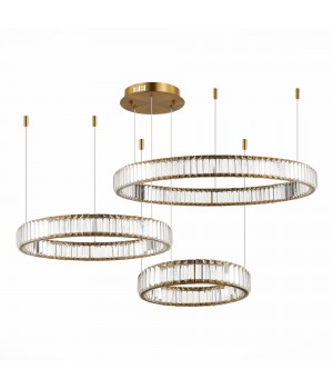 SL1622.313.03 Люстра подвесная ST-Luce Латунь/Прозрачный LED 1*122W 4000K TIVOLI-foto2