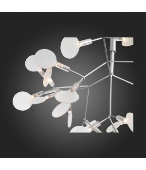 SL379.103.30 Люстра подвесная ST-Luce Серебристый/Белый LED 30*0,5W 3500K RAFINA-foto12