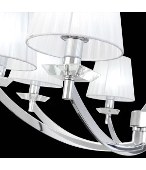SL1756.103.08 Светильник подвесной ST-Luce Хром/Светло-серый E14 8*40W BELLO-foto7