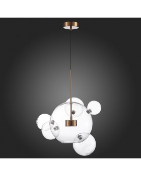 SL1133.213.01 Светильник подвесной ST-Luce Латунь/Прозрачный LED 1*14W 3000K BOPONE-foto8