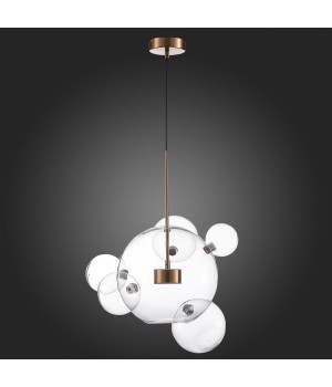 SL1133.213.01 Светильник подвесной ST-Luce Латунь/Прозрачный LED 1*14W 3000K BOPONE-foto8