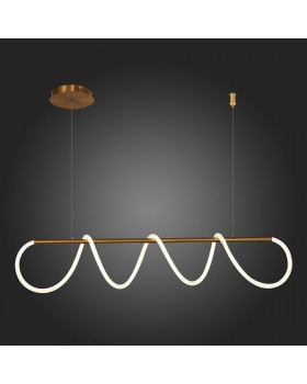 SL6102.303.45 Светильник подвесной ST-Luce Латунь/Белый LED 1*45W 4000K Sagrato-foto6