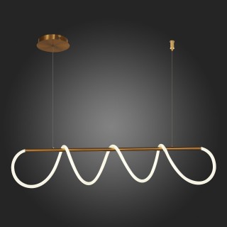 SL6102.303.45 Светильник подвесной ST-Luce Латунь/Белый LED 1*45W 4000K Sagrato-foto6