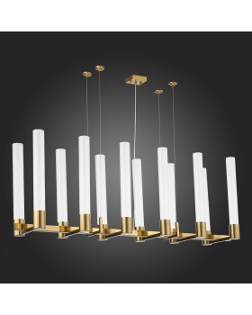 SL1229.303.12 Люстра подвесная ST-Luce Латунь/Прозрачный GU10 12*5W Terni-foto6