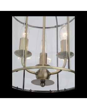 SL267.303.03 Люстра подвесная ST-Luce Бронза/Прозрачный E14 3*40W ODIERNO-foto4