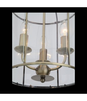 SL267.303.03 Люстра подвесная ST-Luce Бронза/Прозрачный E14 3*40W ODIERNO-foto4