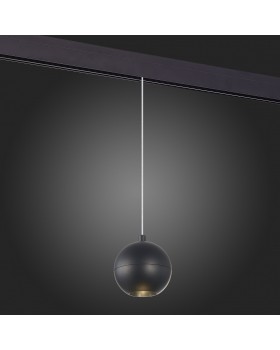 ST354.443.12 Магнитный трековый светильник подвесной Черный LED 1*12W 4000K 750Lm Ra>80 36° IP20 D100xH92 48V BOLE-foto5