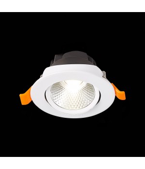 ST211.548.06.24 Св-к встр. Белый LED 1*6W 4000K 480Lm Ra80 24° IP20 D86xH50 220-240V MIRO-foto9