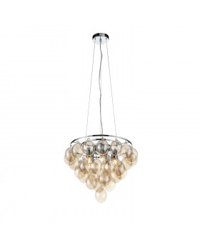 SL432.203.05 Светильник подвесной ST-Luce Хром/Коньячный E27 5*60W SOSPIRO-foto2