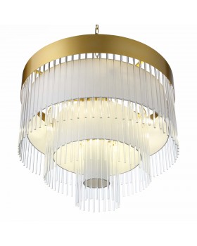 SL1352.203.12 Люстра подвесная ST-Luce Золотистый/Белый, Прозрачный E14 12*40W Aversa-foto4