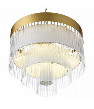 SL1352.203.12 Люстра подвесная ST-Luce Золотистый/Белый, Прозрачный E14 12*40W Aversa-foto4