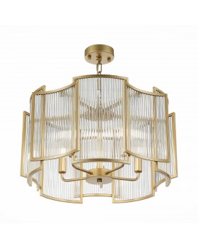 SL1234.203.05 Люстра подвесная ST-Luce Шампань/Прозрачный, Шампань E14 5*60W Cosenza-foto3