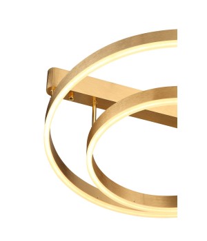 SL944.202.02 Люстра потолочная ST-Luce Анодированный золотой/Белый LED 1*34W 3000K-6000K ONZE-foto13