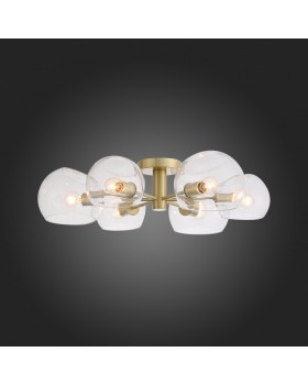 SL434.202.06 Люстра потолочная ST-Luce Латунь/Прозрачный E14 6*40W CALMARE-foto7