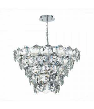 SL1631.103.09 Люстра подвесная ST-Luce Хром/Прозрачный E14 9*40W Viterbo-foto2