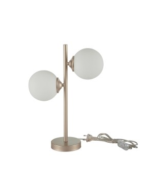 SLE106204-02 Прикроватная лампа ST-Luce Золотистый/Белый G9 LED 2*5W REDJINO-foto2