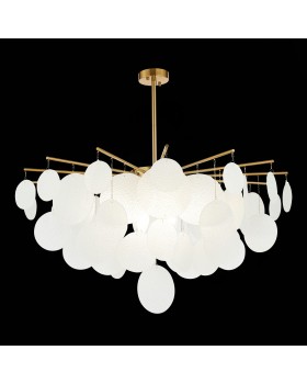 SL1231.302.08 Люстра потолочная ST-Luce Латунь/Белый E14 8*60W Vittoria-foto4