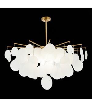 SL1231.302.08 Люстра потолочная ST-Luce Латунь/Белый E14 8*60W Vittoria-foto4