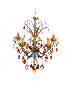 SL426.763.05 Люстра подвесная ST-Luce Разноцветный E14 5*40W JOANNA-foto2