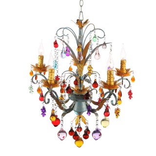 SL426.763.05 Люстра подвесная ST-Luce Разноцветный E14 5*40W JOANNA-foto2