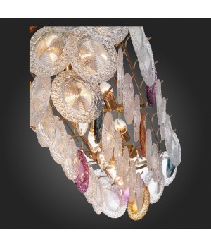 SL420.203.14 Люстра подвесная ST-Luce Золотистый/Разноцветный E14 14*40W CONELI-foto12