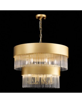 SL1225.203.09 Люстра подвесная ST-Luce Золотистый/Золотистый, Прозрачный E14 9*40W CONTATTO-foto7