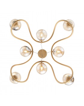 SL1502.203.08 Светильник подвесной ST-Luce Золотистый/Янтарный G9 8*5W LEGATEZZA-foto13