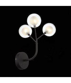 SL376.401.03 Бра ST-Luce Черный/Прозрачный, Белый G4 LED 3*2W - DEMELE-foto5