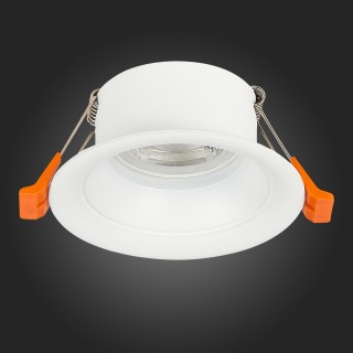 ST200.508.01 Св-к встр. Мат. белый GU10 1*50W  D89xH40 220V Без ламп BARRA-foto8