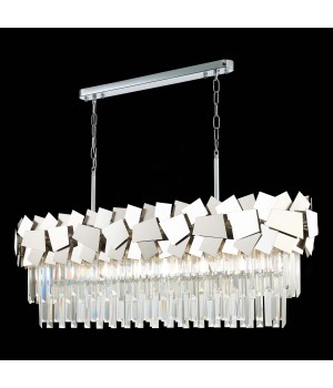 SL1232.103.07 Люстра подвесная ST-Luce Хром/Прозрачный, Хром E14 7*60W CASERTA-foto6