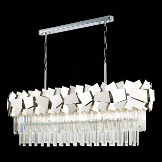 SL1232.103.07 Люстра подвесная ST-Luce Хром/Прозрачный, Хром E14 7*60W CASERTA-foto6
