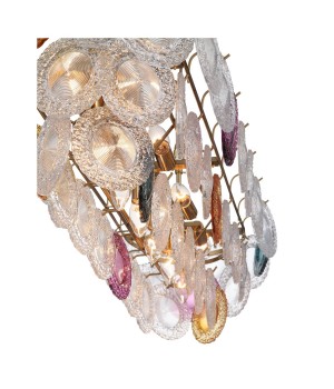 SL420.203.14 Люстра подвесная ST-Luce Золотистый/Разноцветный E14 14*40W CONELI-foto10