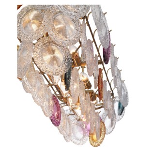 SL420.203.14 Люстра подвесная ST-Luce Золотистый/Разноцветный E14 14*40W CONELI-foto10