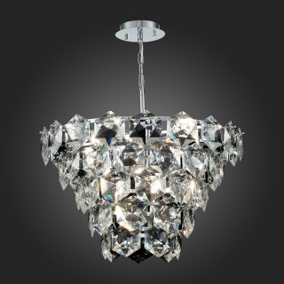 SL1631.103.09 Люстра подвесная ST-Luce Хром/Прозрачный E14 9*40W Viterbo-foto3