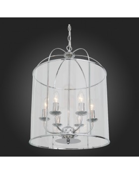 SL267.103.06 Люстра подвесная ST-Luce Хром/Прозрачный E14 6*40W ODIERNO-foto6