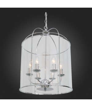 SL267.103.06 Люстра подвесная ST-Luce Хром/Прозрачный E14 6*40W ODIERNO-foto6