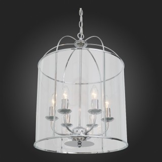 SL267.103.06 Люстра подвесная ST-Luce Хром/Прозрачный E14 6*40W ODIERNO-foto6