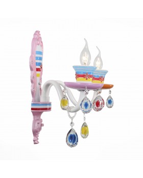 SL673.781.02 Бра ST-Luce Разноцветный/Разноцветный E14 2*40W ORNATO-foto3