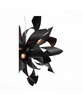 SL453.403.06E Люстра подвесная ST-Luce Черный/Черный E14 6*40W SPIRAGLIO-foto2