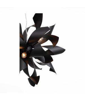 SL453.403.06E Люстра подвесная ST-Luce Черный/Черный E14 6*40W SPIRAGLIO-foto2